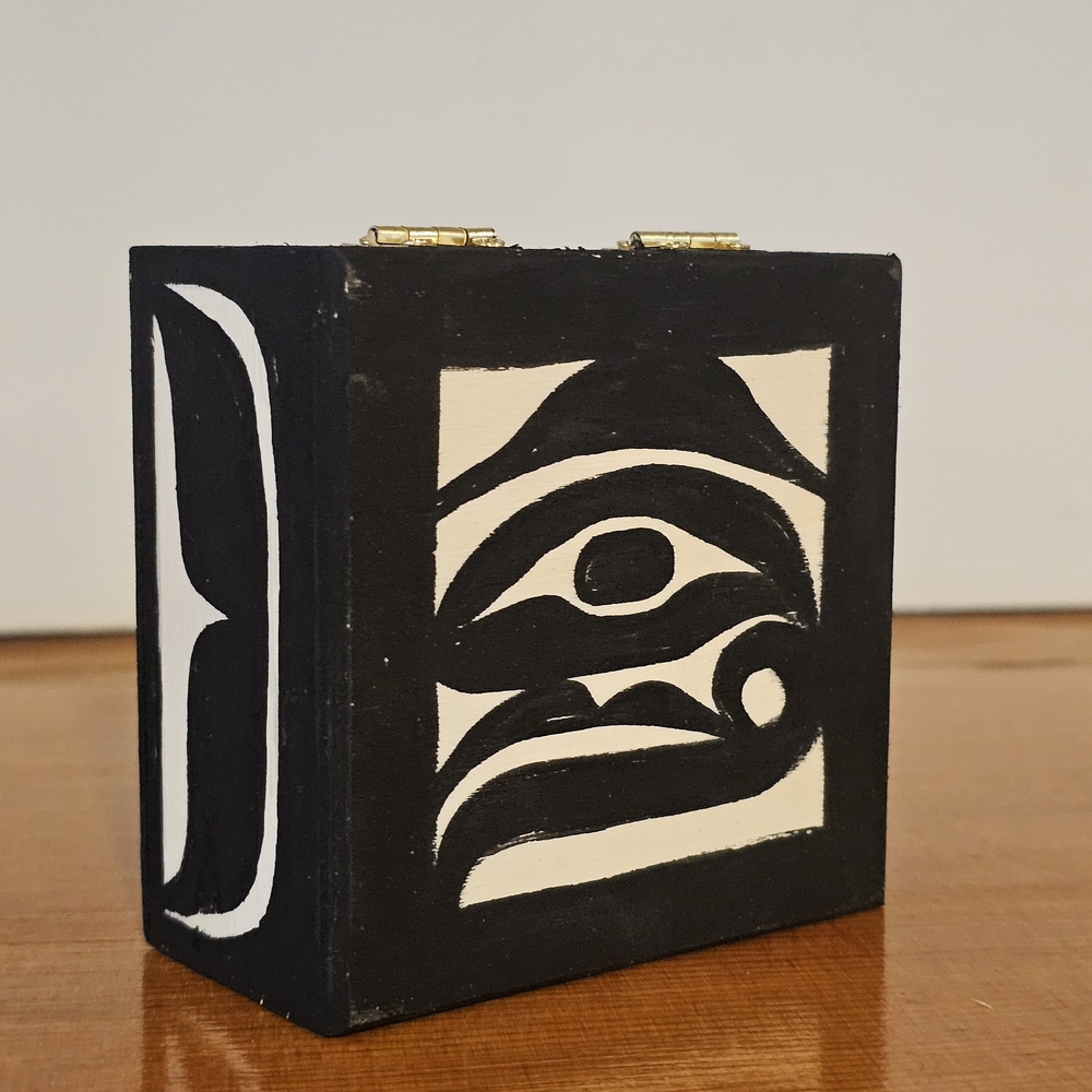 First Nation Hand Painted Trinket Box